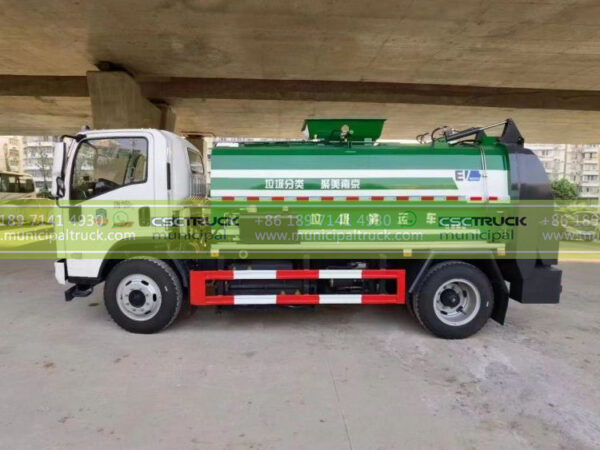 SHACMAN Electric Side Loader Truck Body