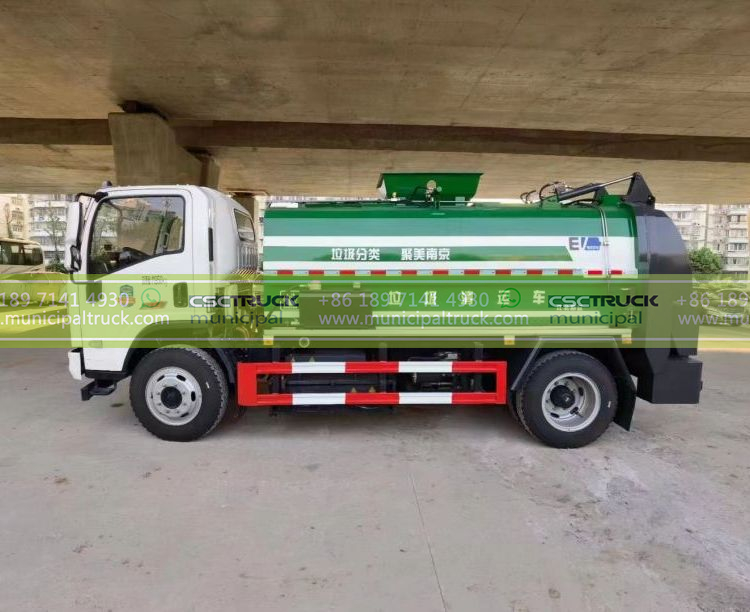 SHACMAN Electric Side Loader Truck Body SHACMAN Electric Side Loader Truck Body