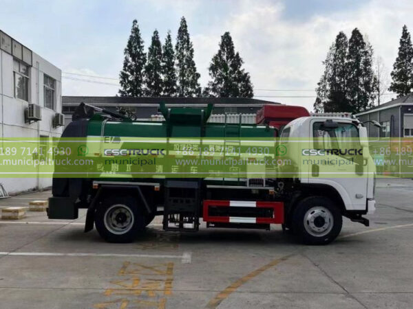 SHACMAN Electric Side Loader Truck Container