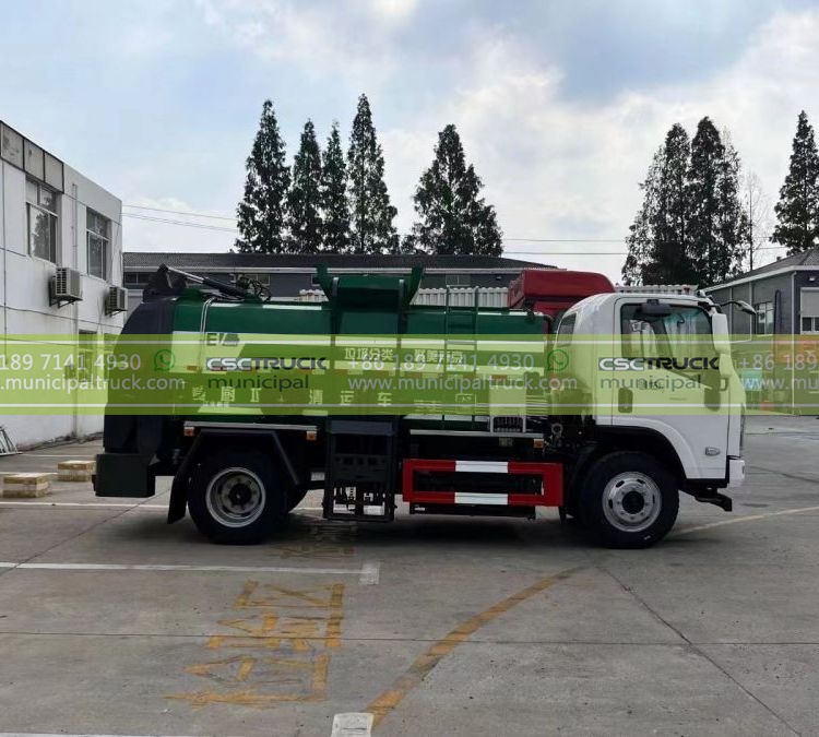 SHACMAN Electric Side Loader Truck Container SHACMAN Electric Side Loader Truck Container