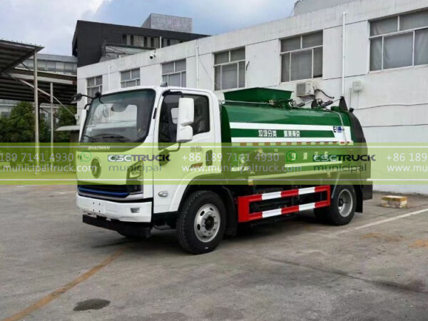 SHACMAN Electric Side Loader Truck Left