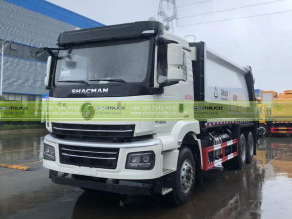 SHACMAN Garbage Compactor Vehicle Left