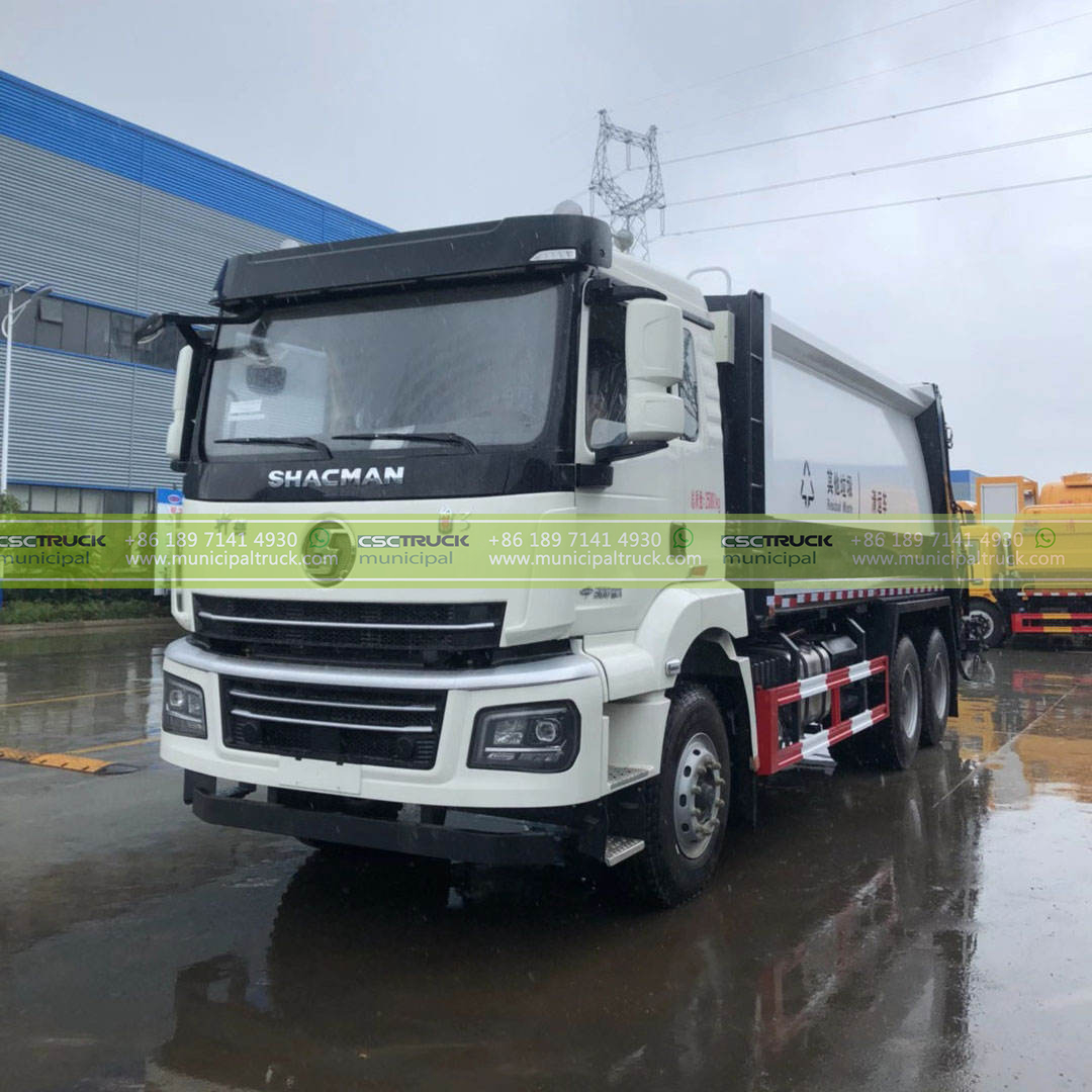 SHACMAN Garbage Compactor Vehicle Left SHACMAN Garbage Compactor Vehicle Left