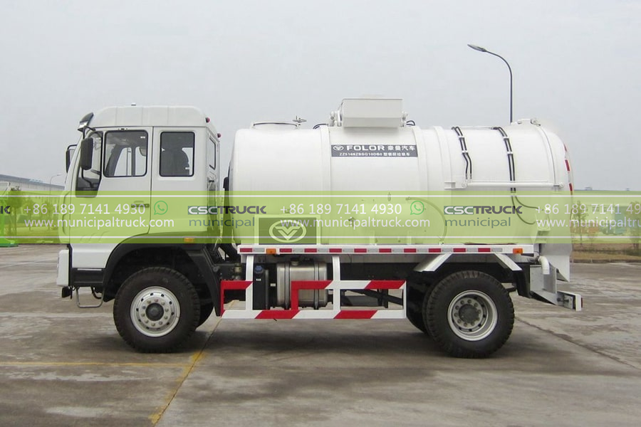 SINOTRUK 10CBM Food Waste Collection Truck Container SINOTRUK 10CBM Food Waste Collection Truck Container