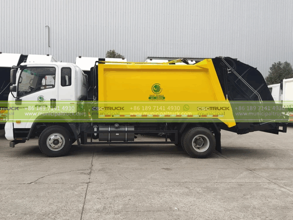 SINOTRUK 10CBM Rear Loader Waste Truck Body