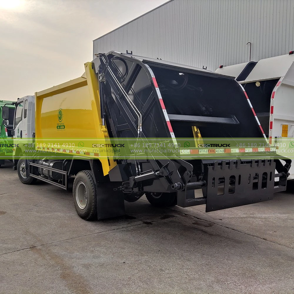 SINOTRUK 10CBM Rear Loader Waste Truck Yellow Loader SINOTRUK 10CBM Rear Loader Waste Truck Yellow Loader