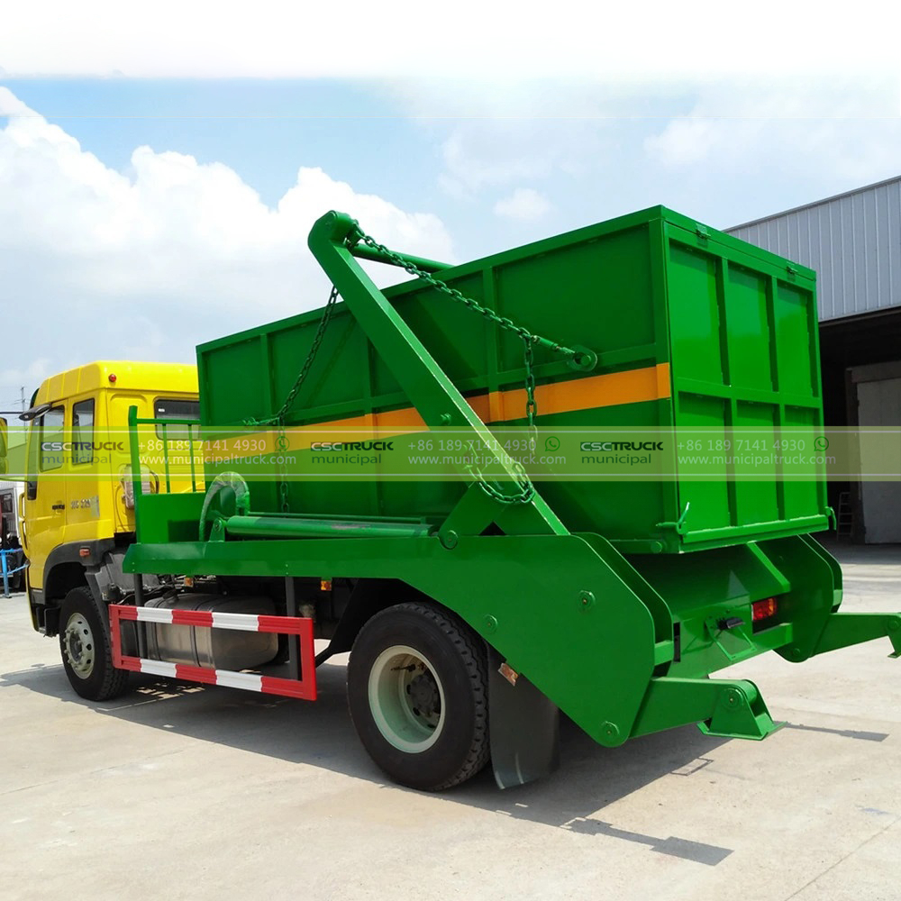 SINOTRUK 10CBM Skip Loader Garbage Truck Back SINOTRUK 10CBM Skip Loader Garbage Truck Back