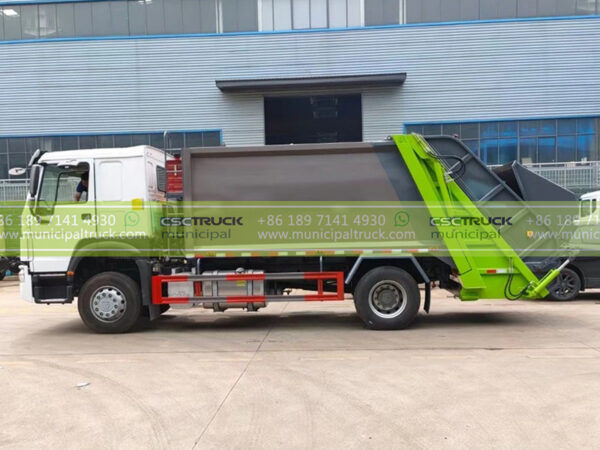 SINOTRUK 12CBM Rear Loader Garbage Truck Container