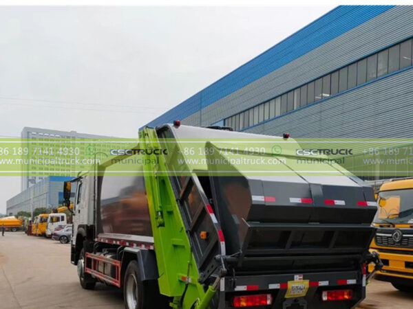 SINOTRUK 12CBM Rear Loader Garbage Truck Loader
