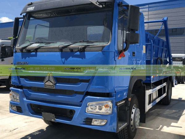 SINOTRUK 12CBM Skip Loader Garbage Truck Head Front