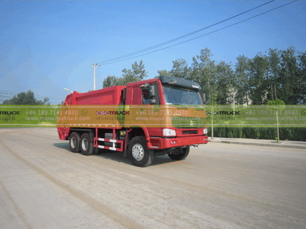 SINOTRUK 20CBM Rear Loader Refuse Truck