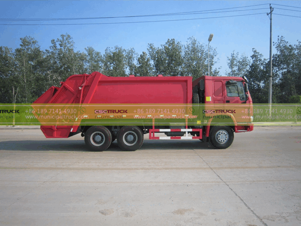 SINOTRUK 20CBM Rear Loader Refuse Truck Body