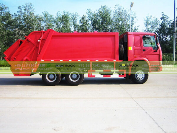 SINOTRUK 20CBM Rear Loader Refuse Truck Container