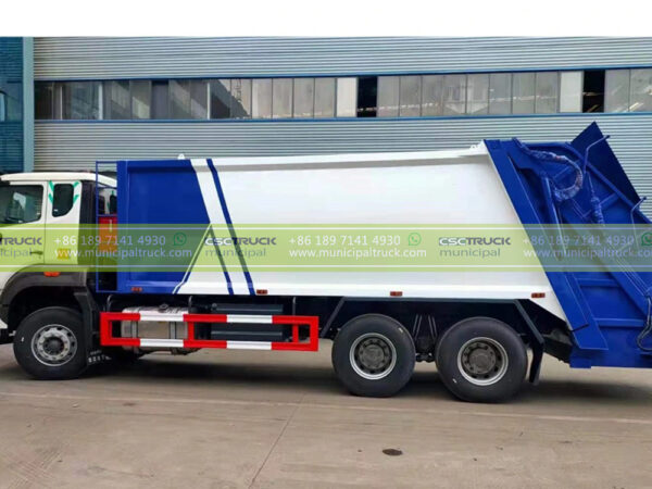SINOTRUK 16CBM Trash Compactor Truck Container