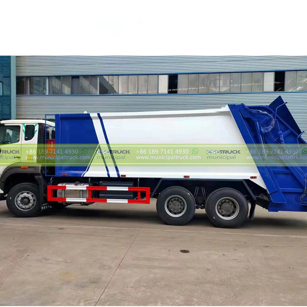 SINOTRUK 16CBM Trash Compactor Truck Container SINOTRUK 16CBM Trash Compactor Truck Container