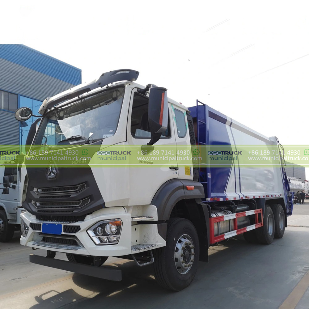SINOTRUK 16CBM Trash Compactor Truck Head Front SINOTRUK 16CBM Trash Compactor Truck Head Front