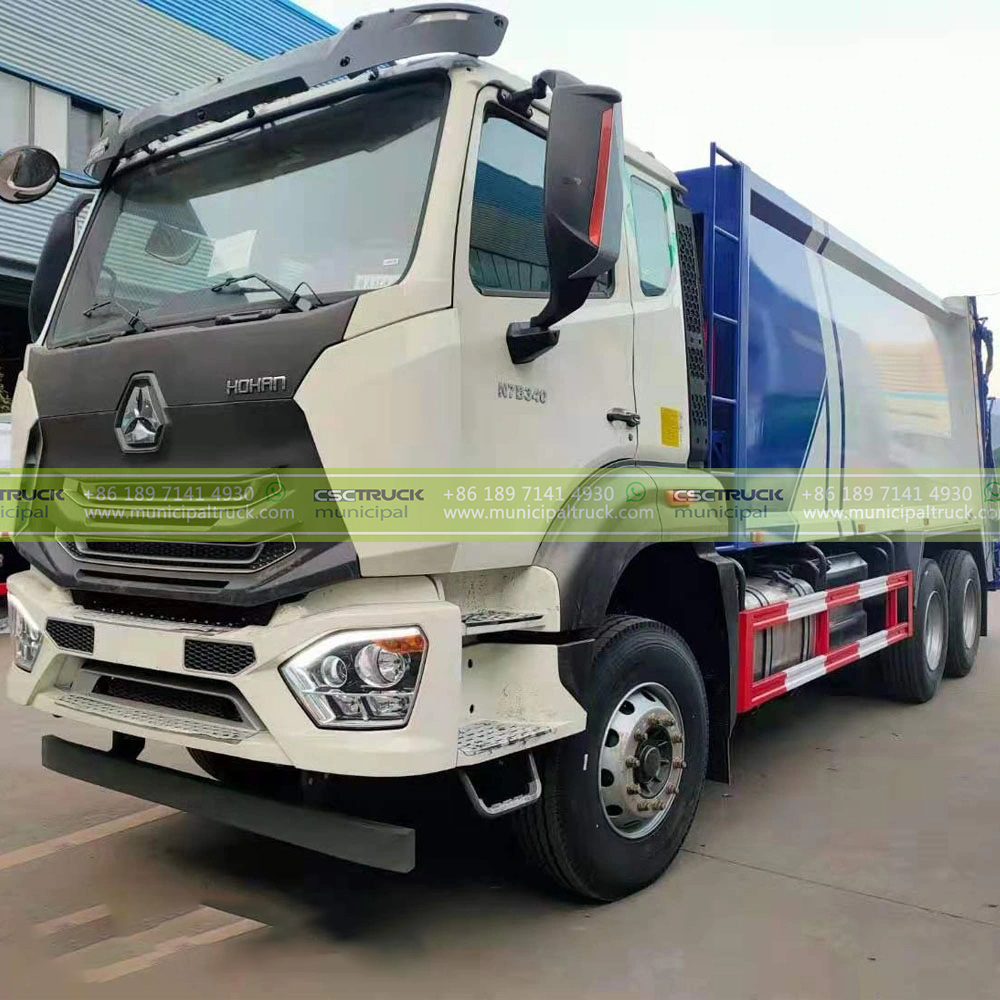 SINOTRUK 16CBM Trash Compactor Truck Head Near SINOTRUK 16CBM Trash Compactor Truck Head Near