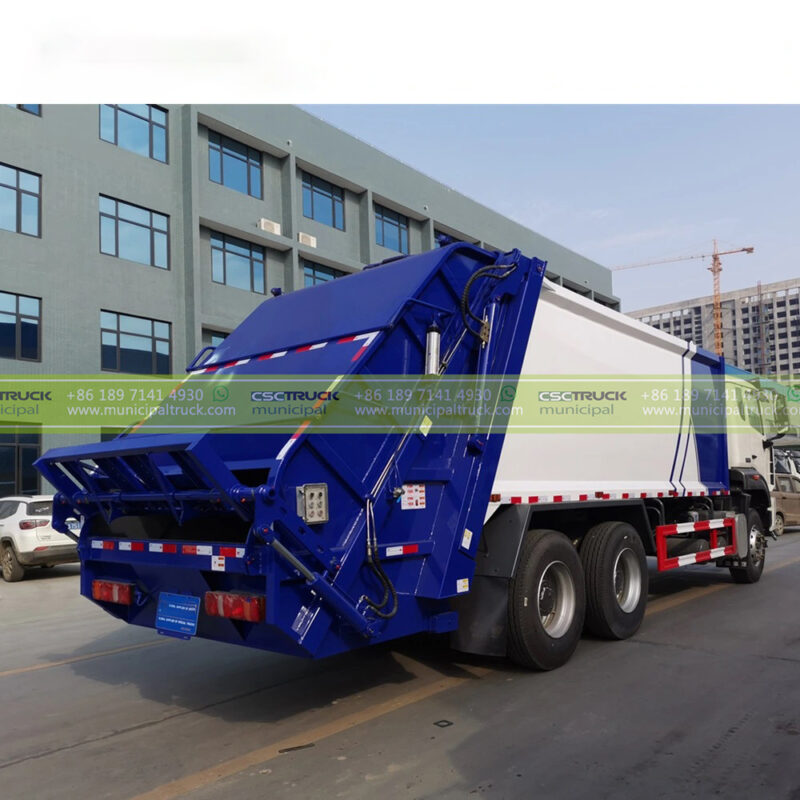 SINOTRUK 16CBM Trash Compactor Truck Rear Loader