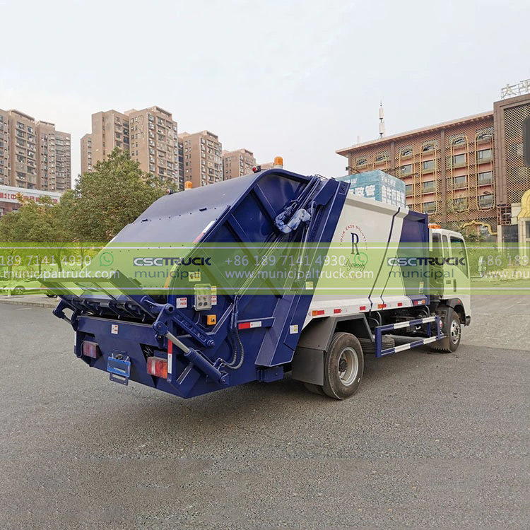 SINOTRUK Rear Loader Container Garbage Truck Back SINOTRUK Rear Loader Container Garbage Truck Back