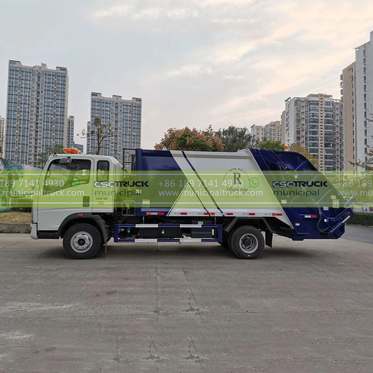 SINOTRUK Rear Loader Container Garbage Truck Body SINOTRUK Rear Loader Container Garbage Truck Body