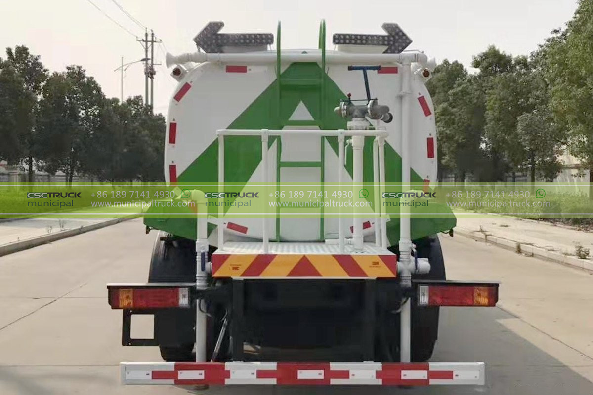 Shacman 10 Ton Greening Water Sprinkler Truck Back Details Shacman 10 Ton Greening Water Sprinkler Truck Back Details
