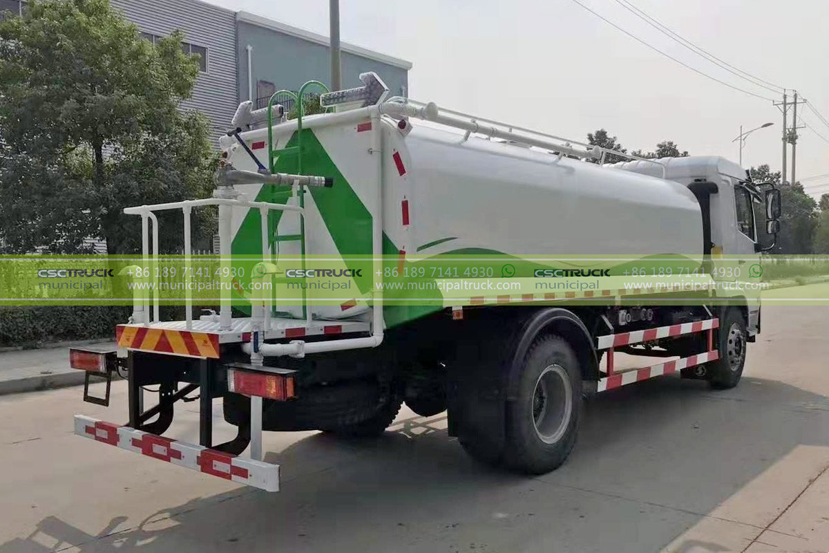 Shacman 10 Ton Greening Water Sprinkler Truck Back Shacman 10 Ton Greening Water Sprinkler Truck Back