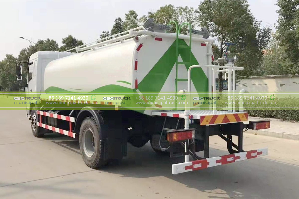 Shacman 10 Ton Greening Water Sprinkler Truck Left View Shacman 10 Ton Greening Water Sprinkler Truck Left View