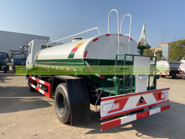 DONGFENG 10CBM Water Tanker Bowser Left Back