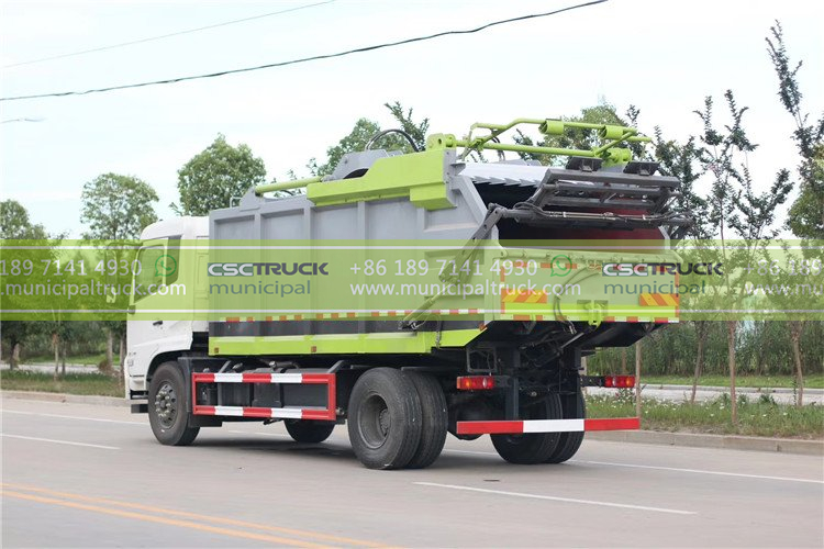 DONGFENG 12CBM Self Loading Garbage Dump Truck Back DONGFENG 12CBM Self Loading Garbage Dump Truck Back