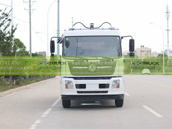 DONGFENG 12CBM Self Loading Garbage Dump Truck Head
