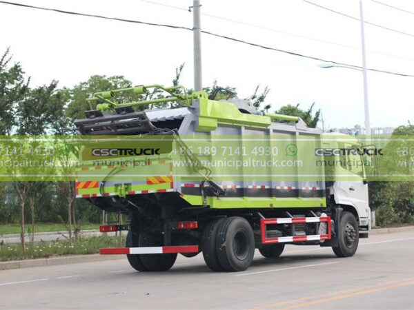 DONGFENG 12CBM Self Loading Garbage Dump Truck Side