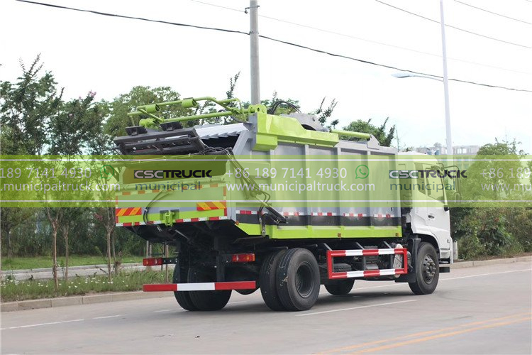 DONGFENG 12CBM Self Loading Garbage Dump Truck Side DONGFENG 12CBM Self Loading Garbage Dump Truck Side