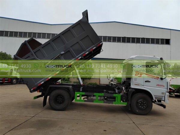 DONGFENG 14CBM Sealed Garbage Dump Truck Side