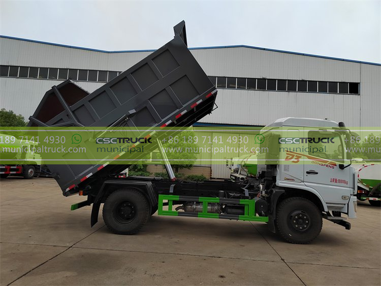 DONGFENG 14CBM Sealed Garbage Dump Truck Side DONGFENG 14CBM Sealed Garbage Dump Truck Side
