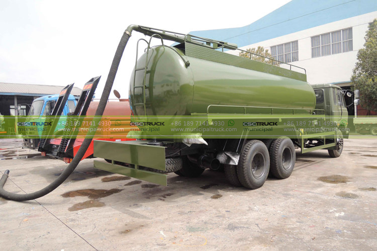 DONGFENG 20CBM Septic Suction Truck Vacuum Tube DONGFENG 20CBM Septic Suction Truck Vacuum Tube