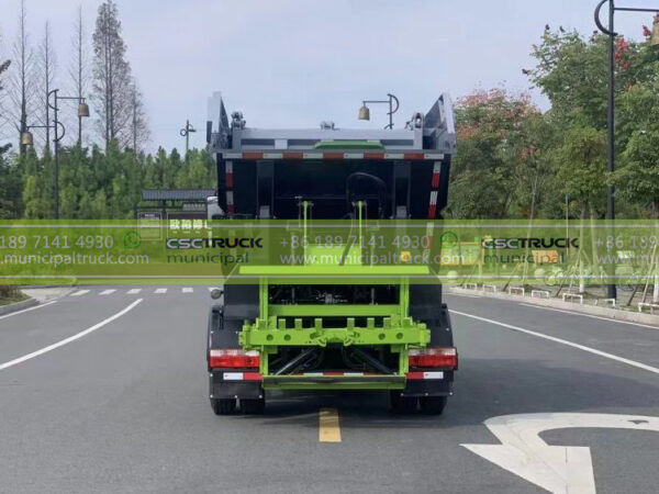 DONGFENG 6CBM Garbage Tipper Truck Back