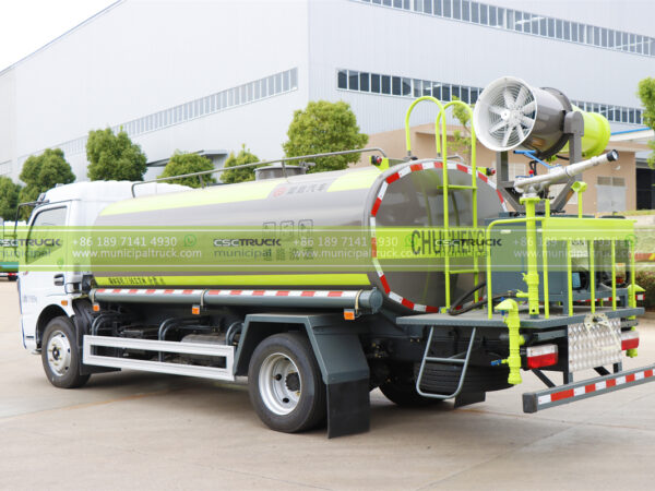 DONGFENG 8CBM Dust Suppression Truck Left Back