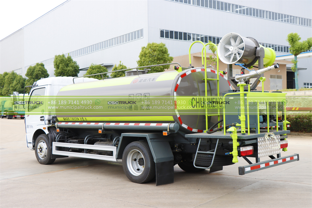 DONGFENG 8CBM Dust Suppression Truck Left Back DONGFENG 8CBM Dust Suppression Truck Left Back