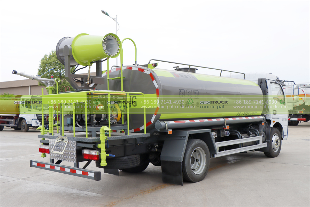 DONGFENG 8CBM Dust Suppression Truck Side Back DONGFENG 8CBM Dust Suppression Truck Side Back