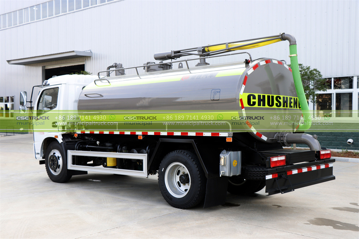 DONGFENG 8CBM Septic Tank Truck Right DONGFENG 8CBM Septic Tank Truck Right