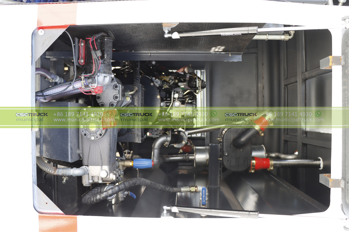 DONGFENG Road Fence Cleaner Truck Inside Accesories DONGFENG Road Fence Cleaner Truck Inside Accesories