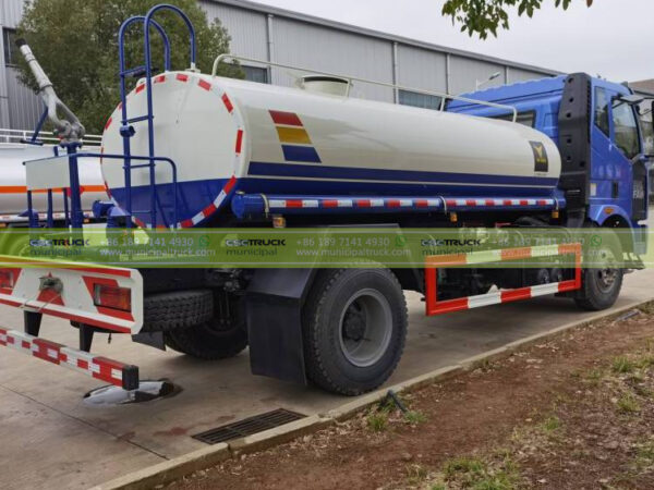FAW 10,000L Water Tank Sprayer Truck Back