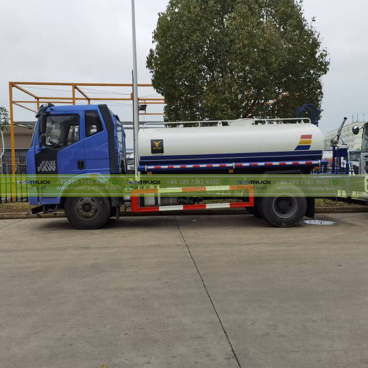 FAW 10,000L Water Tank Sprayer Truck Tank FAW 10,000L Water Tank Sprayer Truck Tank