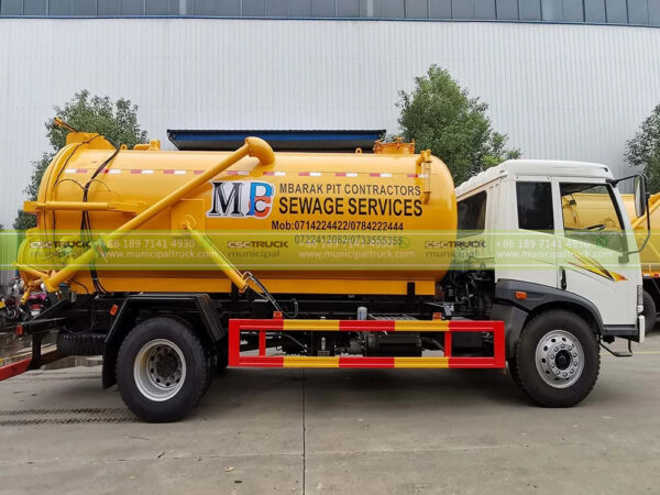 FAW 12 Ton Cesspit Emptier Vacuum Truck Body