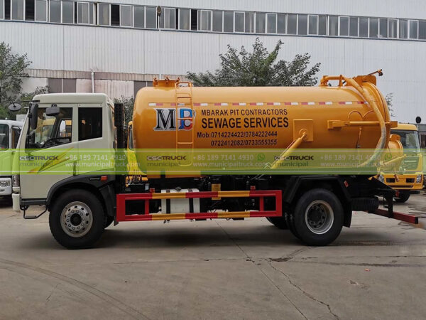 FAW 12 Ton Cesspit Emptier Vacuum Truck Container