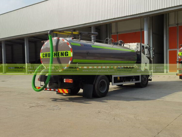 FAW 12CBM Septic Vacuum Truck Back