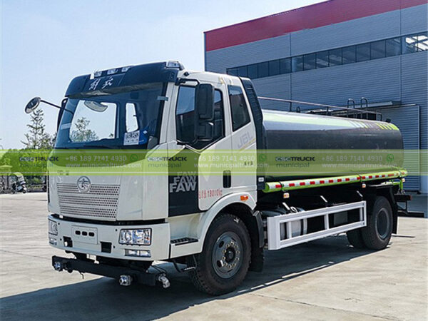 FAW 14,000L Irrigation Water Truck Left
