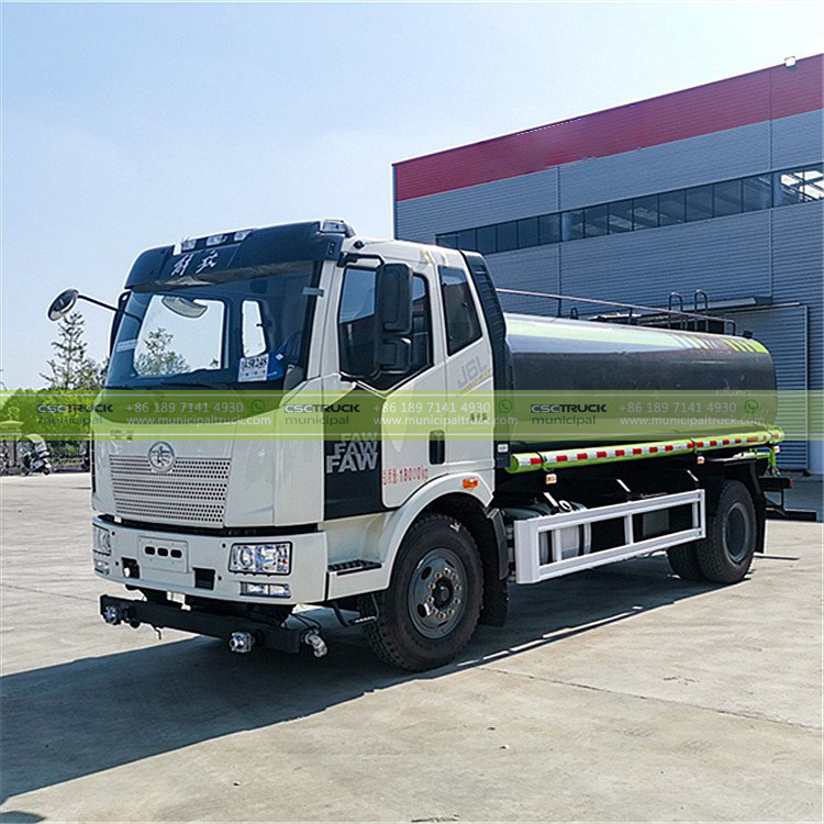 FAW 14,000L Irrigation Water Truck Left FAW 14,000L Irrigation Water Truck Left