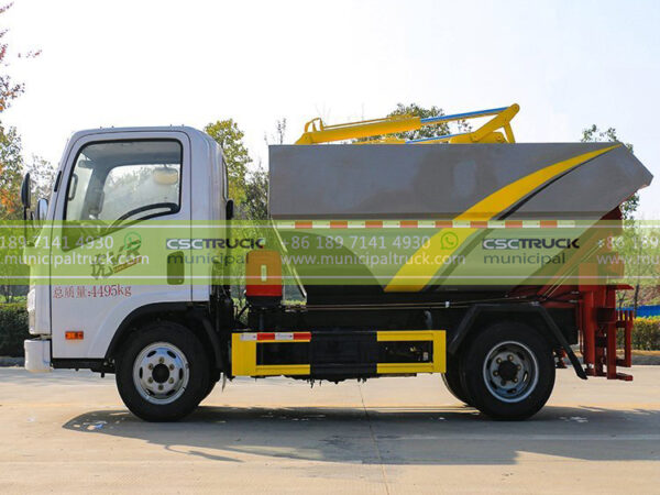 FAW 4CBM Self-Loading Tipping Garbage Truck Body