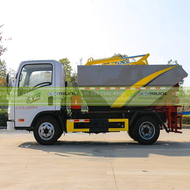 FAW 4CBM Self-Loading Tipping Garbage Truck Body FAW 4CBM Self-Loading Tipping Garbage Truck Body